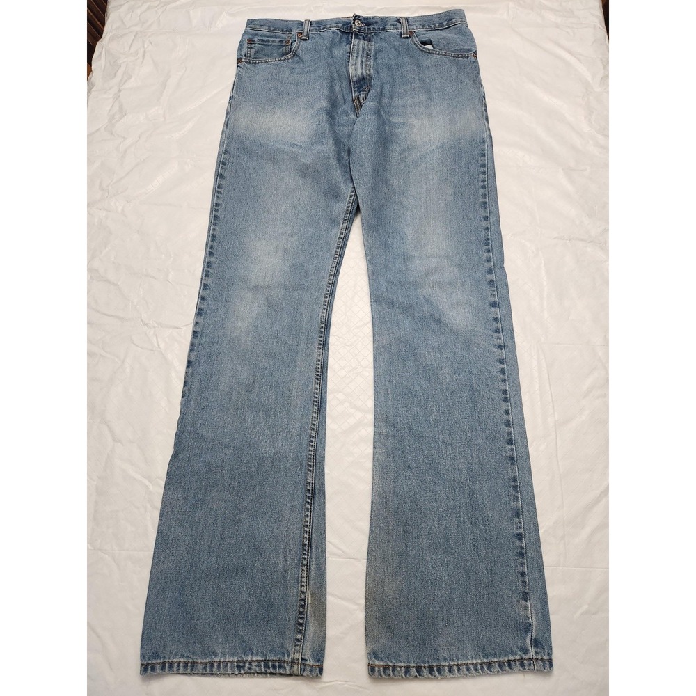 Levis 517 Jeans Mens 36x36 Blue Medium Wash Bootcut Denim Five Pocket Pants